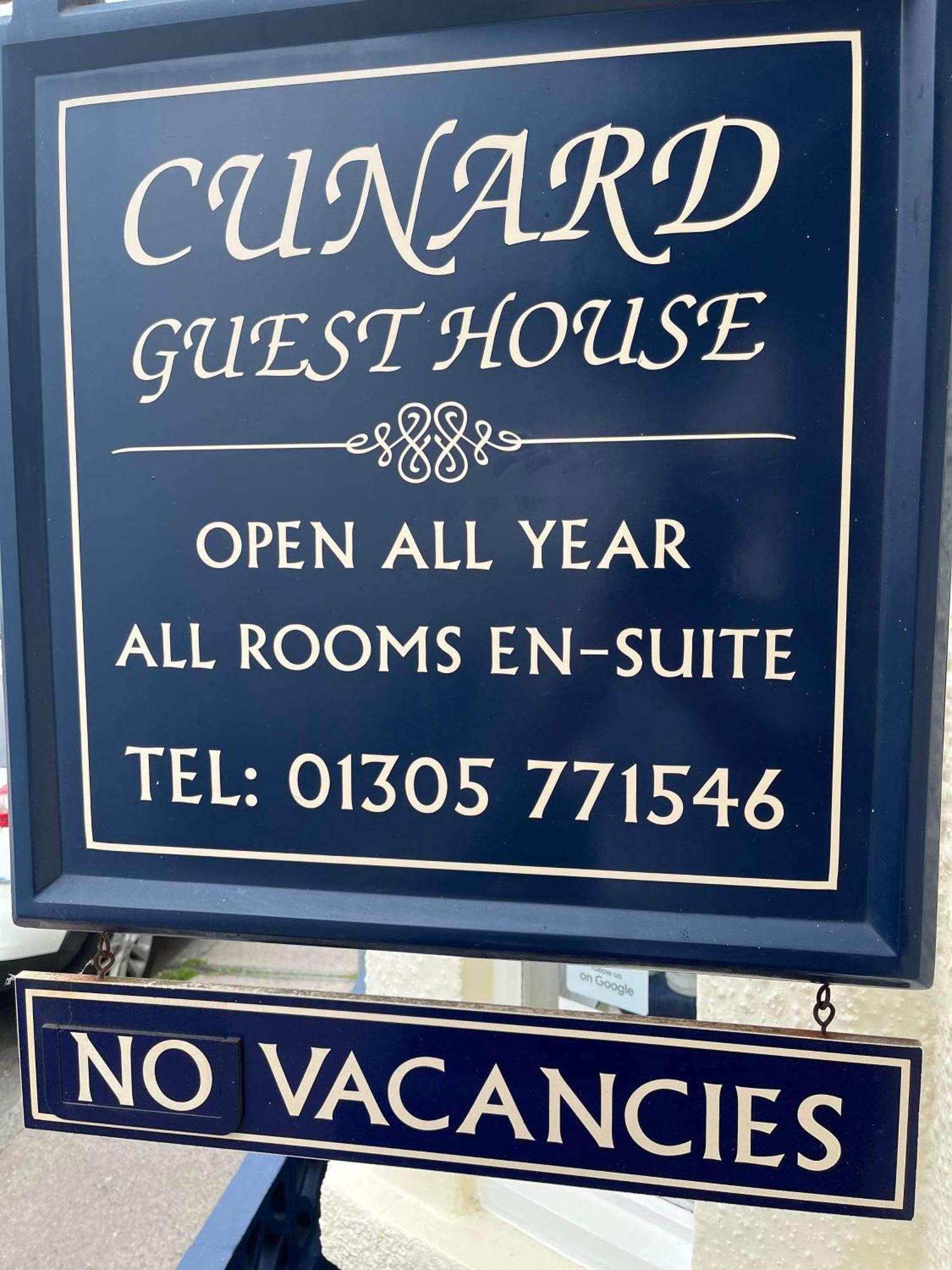 Cunard Guest House Weymouth Eksteriør bilde
